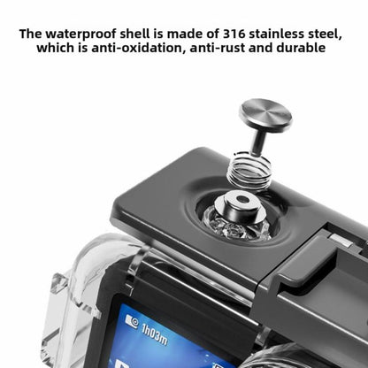 70-meter Underwater Waterproof Housing Diving Cover, For DJI Osmo Action 6 70m Underwater