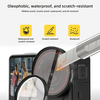 For DJI Osmo Action 6 Lens Protector, UV Filter, CPL Filter, Diffusion 1/4 Filter, ND8 Filter, ND16 Filter, ND32 Filter, ND64 Filter