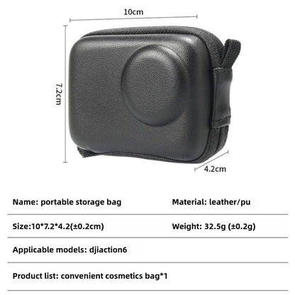 Mini Half-zipper Body Storage Bag, For DJI Osmo Action 6 Half-zipper
