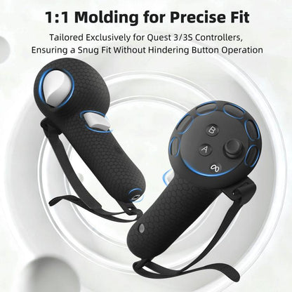No Disassembly Required Honeycomb Silicone Handle Protective Cover, VR-01