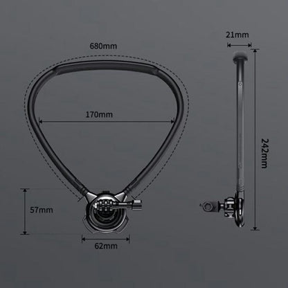 G01 Rotatable Neck Holder Bracket For DJI, GoPro, Insta360, and other Action Cameras, G01