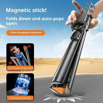 P27-MF Portable Extendable Magnetic Selfie Stick Tripod, P27-MF
