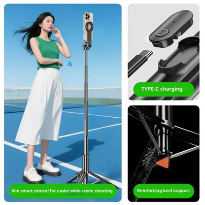 P24MF For Smartphones Magnetic Selfie Stick Phone Holder Portable Magnetic Tripod, P24MF