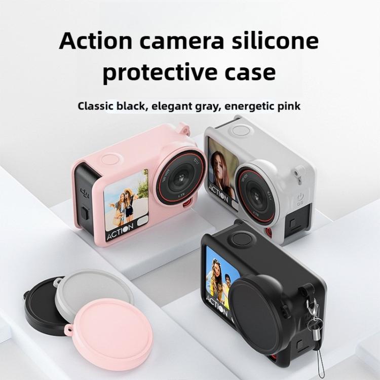 Action Cameras Body Lens Cap Silicone Protective Cover, For DJI Osmo Action 6