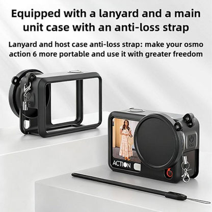 Action Cameras Body Lens Cap Silicone Protective Cover, For DJI Osmo Action 6