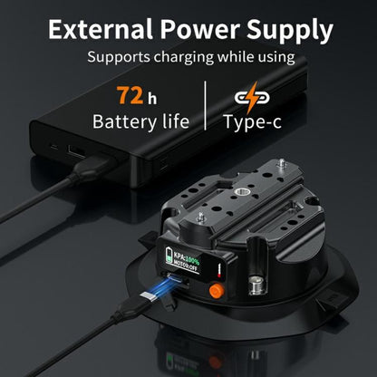 SX-PJ01 Smart Digital Display HD Camera Shooting Stand 4.5 inch Action Camera Electric Suction Cup