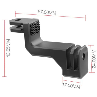 Horizontal-to-Vertical Camera Mounting Adapter with Long Screws, For GoPro HERO12 Black /11 Black /10 Black /9 Black