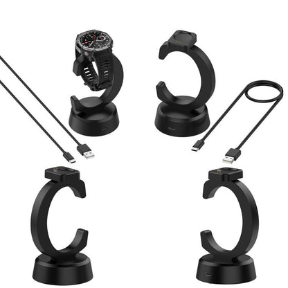 C-Shaped Smart Watch Charging Stand Charging Dock Base, For Amazfit T-Rex 3 Pro