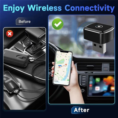 M26 5.8G / 2.4G Dual Band WiFi Bluetooth USB Dongle 2 in 1 For CarPlay / Android Auto Car Adapter, M26