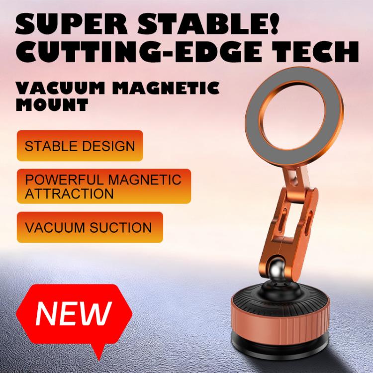 K7 Car Vacuum Suction Foldable Navigation Dashboard Magnetic Phone Holder, K7