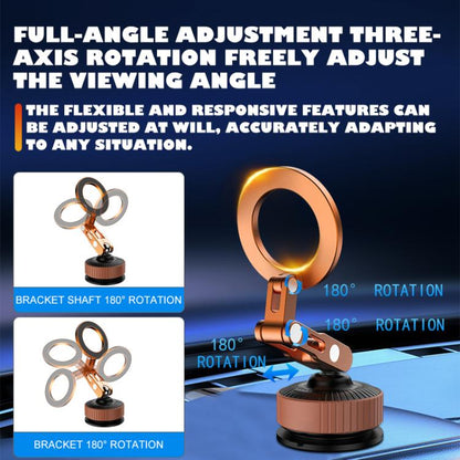 K7 Car Vacuum Suction Foldable Navigation Dashboard Magnetic Phone Holder, K7