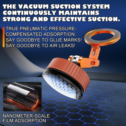 K7 Car Vacuum Suction Foldable Navigation Dashboard Magnetic Phone Holder, K7