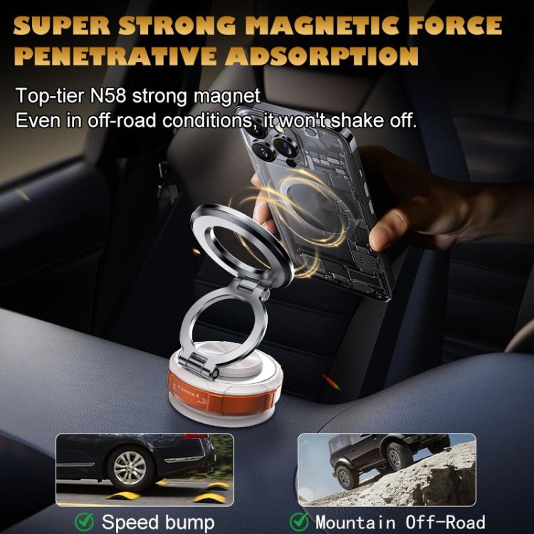 M7 Dashboard Vacuum Suction Cup Magnetic Car Holder, M7