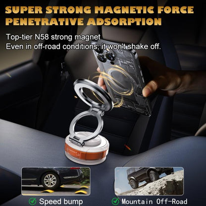 M7 Dashboard Vacuum Suction Cup Magnetic Car Holder, M7