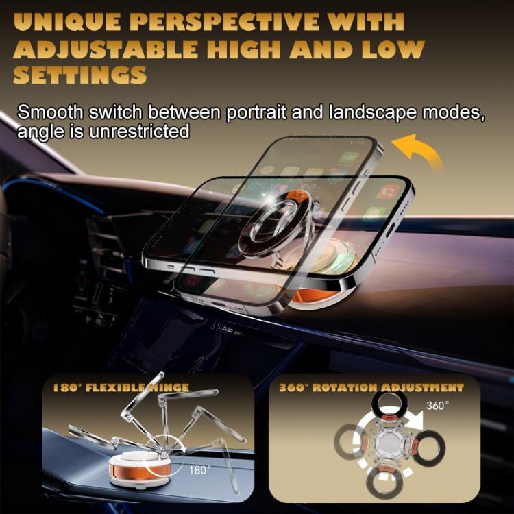 M7 Dashboard Vacuum Suction Cup Magnetic Car Holder, M7