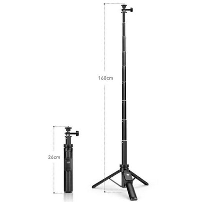 YUNTENG VCT-363 For Smartphone / DJI Pocket 3 Extension Pole Selfie Stick Tripod Stand, VCT-363