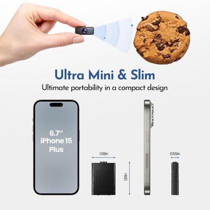 L28 Support Wide Angle HD Night Vision WiFi Mini Camera Intelligent Motion Detection Remote Recorder, L28