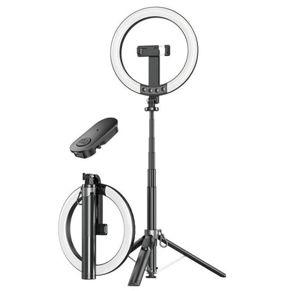 P61RGB For Phone Live Streaming Lighting Equipment Remote Control Selfie Ring Light Tripod