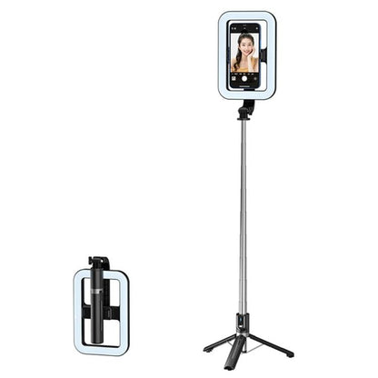 P99X For Live Streaming / Photography Tripod Ring Light 360-Degree Rotating 8 inch Square Lamp, P99X