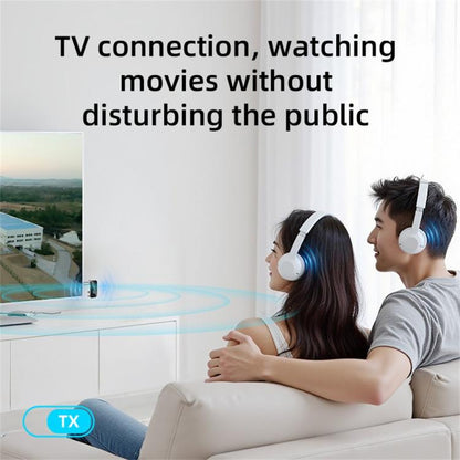 B4S Car Bluetooth 5.3 Wireless Transmitter Receiver 3.5mm Audio Adapter