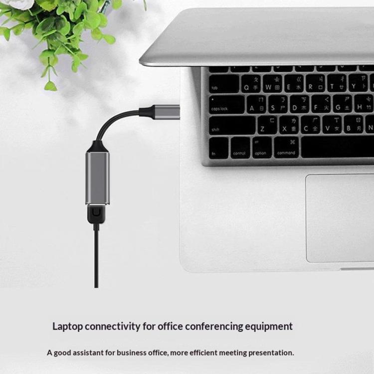 HC-61 HDMI Video Audio Sync Type-C to HDMI Cable 4K / 60Hz Adapter, HC-61