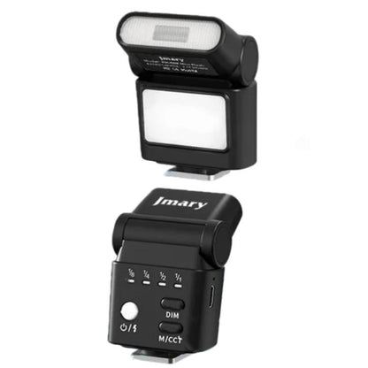 JMARY FM-06R For Camera Mini Flash Fill Light Hot Shoe Mount 300mAh Rechargeable LED Light