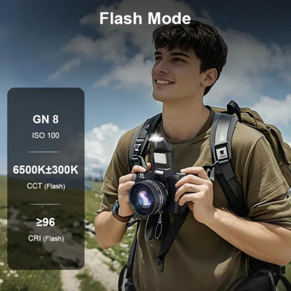 JMARY FM-06R For Camera Mini Flash Fill Light Hot Shoe Mount 300mAh Rechargeable LED Light