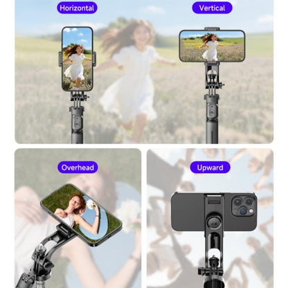 F05 For Photography Vlogging Remote Control Phone Holder Extendable Selfie Stick Tripod Stand, F05