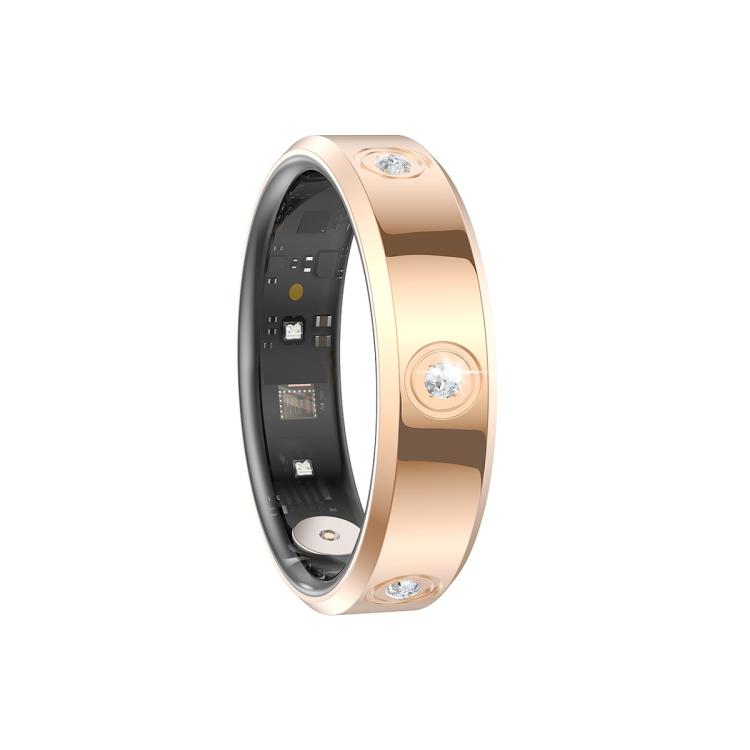 HR01 SIZE 6 Smart Ring, Support Heart Rate / Blood Oxygen / Sleep Monitoring / Female Menstrual Cycle, SIZE 6