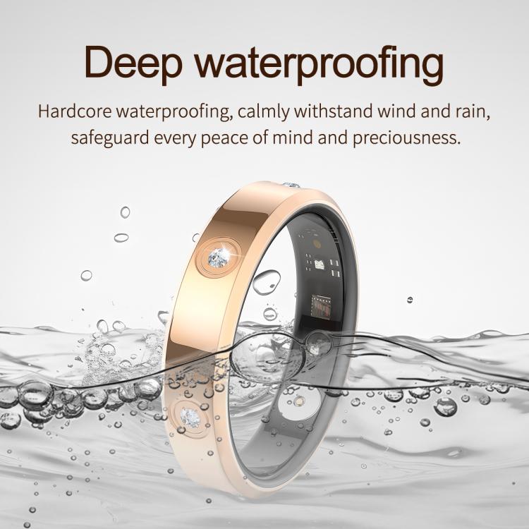 HR01 SIZE 10 Smart Ring, Support Heart Rate / Blood Oxygen / Sleep Monitoring / Female Menstrual Cycle, SIZE 10