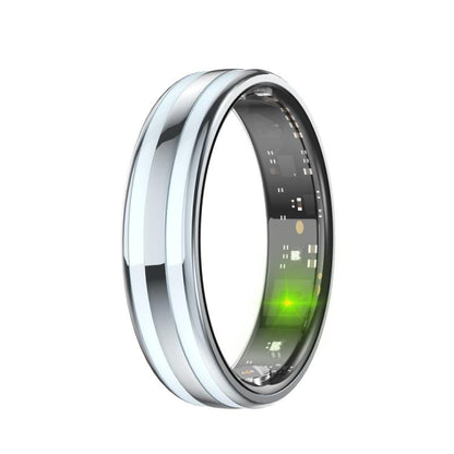 HR02 SIZE 6 Smart Ring, Supports Health Monitoring / Female Menstrual Cycle / Gesture Control, SIZE 6
