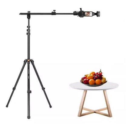 YUNTENG VCT-5288 Overhead 360 Degree Adjustable Crossbar Tripod 205cm Extended Tripod, VCT-5288