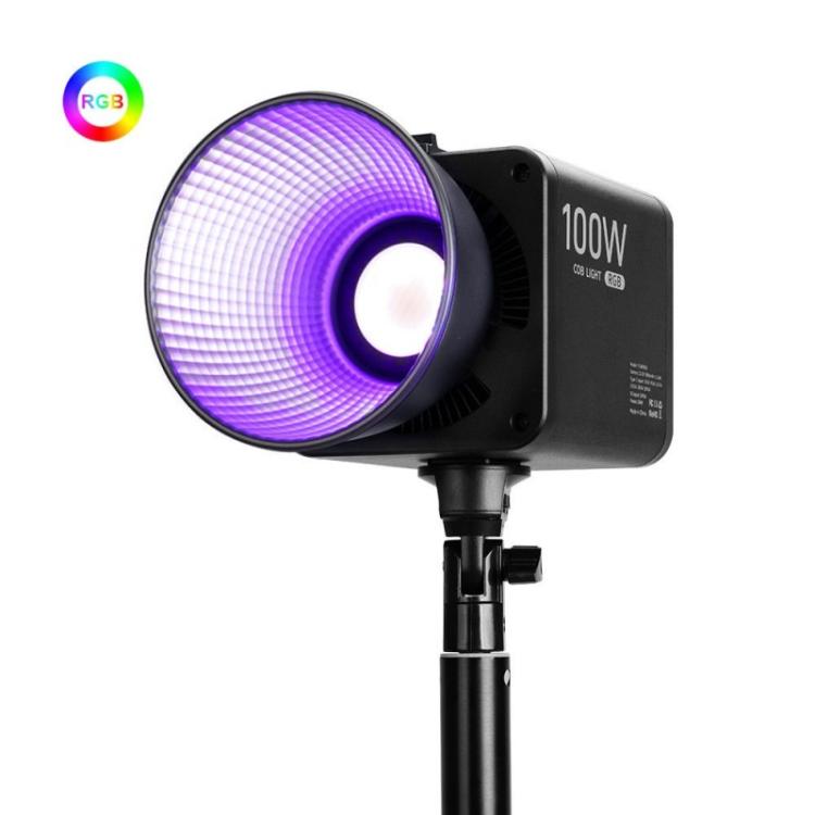 VLOGLITE P100RGB 2700K-6500K Rechargeable Studio Lighting Wireless Photography 100W COB Lamp, P100RGB