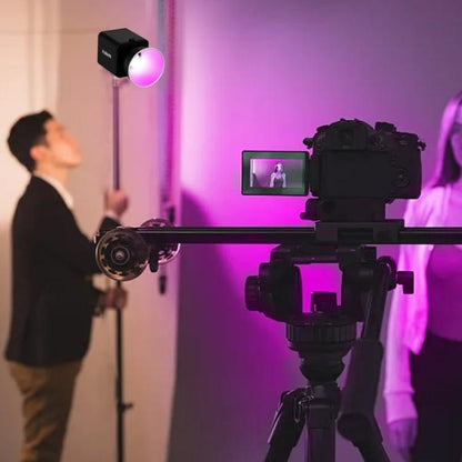 VLOGLITE P100RGB 2700K-6500K Rechargeable Studio Lighting Wireless Photography 100W COB Lamp, P100RGB