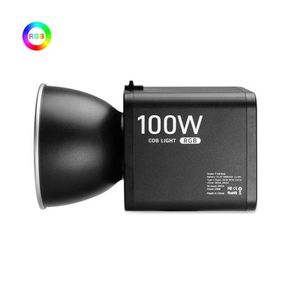 VLOGLITE P100RGB 2700K-6500K Rechargeable Studio Lighting Wireless Photography 100W COB Lamp, P100RGB