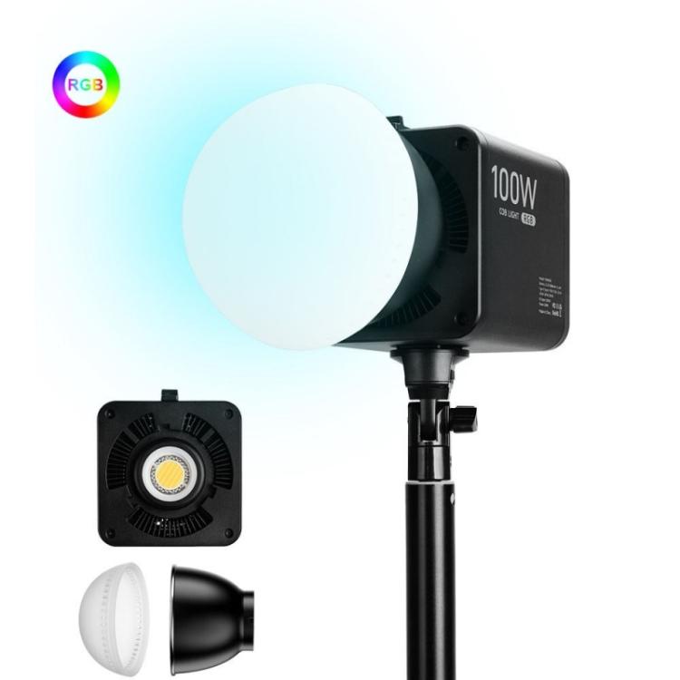 VLOGLITE P100RGB 2700K-6500K Rechargeable Studio Lighting Wireless Photography 100W COB Lamp, P100RGB