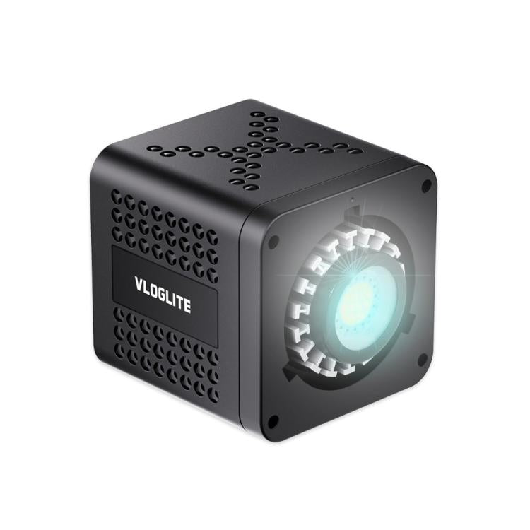 VLOGLITE P40RGB Photography 40W COB RGB Video Light 20 Effects Modes Studio Video Lamp, P40RGB