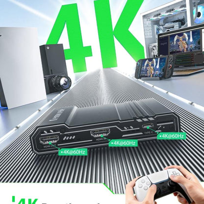 Lemorele AC09 Video Capture Card 4K HD Recorder, AC09