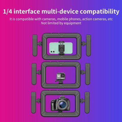 K03 Bluetooth Phone Remote Control Holder Handheld Ring Light 3 Color Temperature LED Fill Light