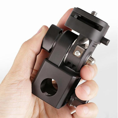 Y079 Camera Phone Fill Light 180 Degree Rotating Light Stand 1 / 4 Screw Cold Shoe Bracket