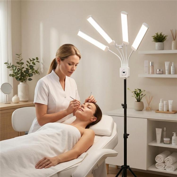 HD-150XJ 3200K-5600K Adjustable Remote Control 65W LED Photography Light 4-Arm Fill Light, US Plug, EU Plug, UK Plug, AU Plug
