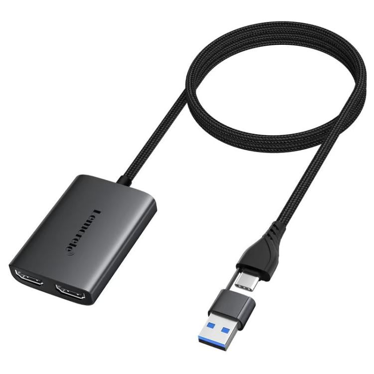 Lemorele HD10 USB / Type-C to HDMI-compatible Computer Phone HD Screen Adapter