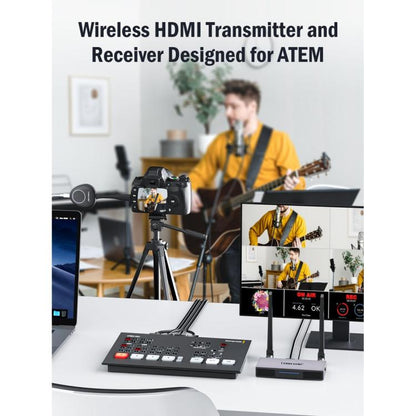 Lemorele G50R20 Wireless HDMI-compatible Transmitter Receiver HD Presentation Adapter, G50R20