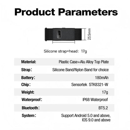 H59max+ Screenless BT Smart Bracelet Silicone Strap, Support Incoming Call Reminder / AI Health Report