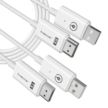 Lemorele P100 HDMI-compatible Wireless Transmitter Set 1080P 5GHz WiFi 50M Long Range Adapter