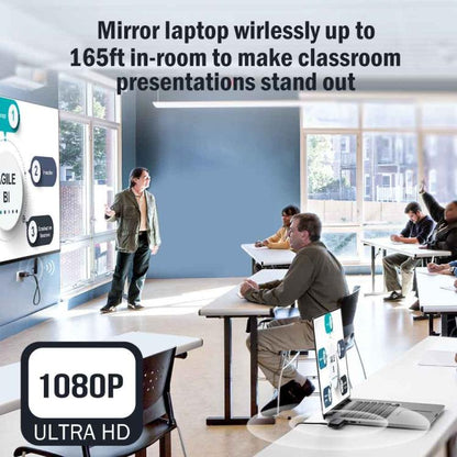 Lemorele G57 1 Receiver 8 Transmitters HDMI-compatible Wireless Set 1080P 50M WiFi Presentation Adapter