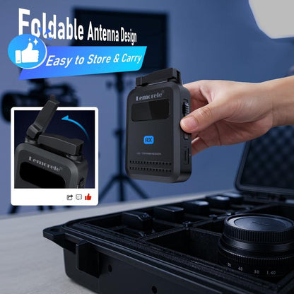 Lemorele R5000 Wireless Video Transmitter 1 In 1 Loop Out 1TX To 4RX 1080P 200M HDMI-compatible Extender