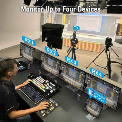 Lemorele R1100 Wireless Video Transmitter 1TX To 4RX 1080P 200M HDMI-compatible Loop Out Adapter