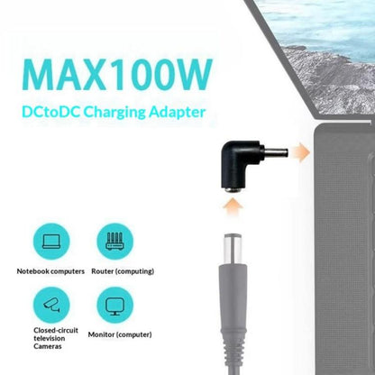 14pcs PA-100W DC Adapters 100W USB-C/Type-C Female to DC Male Cable Adapter Kit, 14 in 1