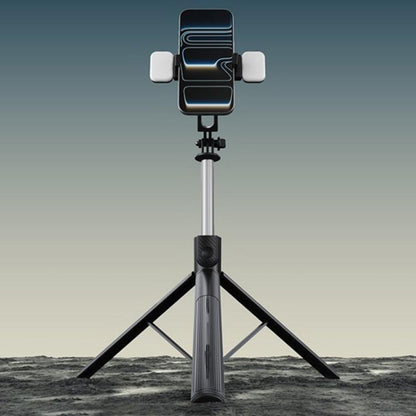 X5SE Portable Live Streaming Phone Stand 1.7m Extension Bluetooth Remote Control Selfie Stick Tripod, X5SE